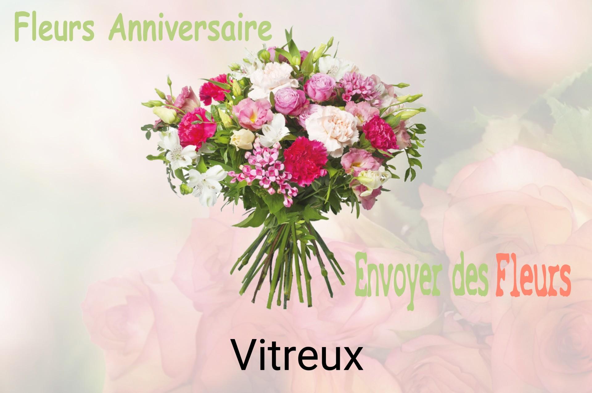 Bouquet de fleurs d’anniversaire livré à Vitreux