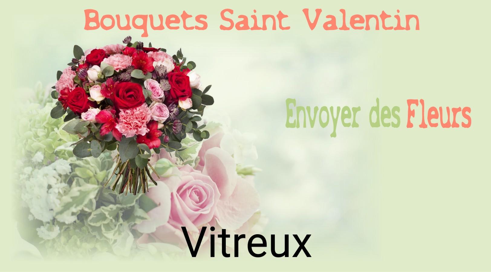 Roses de Saint-Valentin livrées à Vitreux