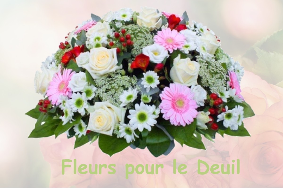 fleurs deuil VITREUX